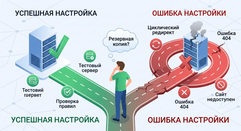 Настройка редиректа сайта: практическое руководство